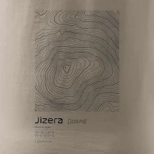 Jizera - vrstevnice v obdélníku
