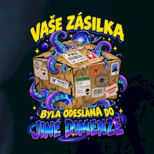 Vaše zásilka byla odeslána do jiné dimenze