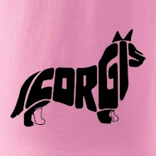 Corgi - nápis v těle Corgi - nápis v těle