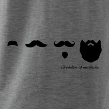 Evolution mustache Evolution mustache