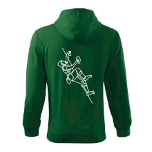 Lezecká stěna jedním tahem