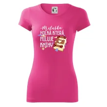 Kniha - Holka, která miluje knihy -  Vaše jméno