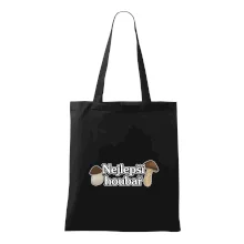 Nejlepší houbař - nápis s houbama