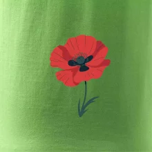 Vlčí mák kreslený velký