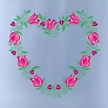 Červené tulipánové srdiečko (Pecka design)