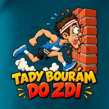 Maratonec tady bourám do zdi