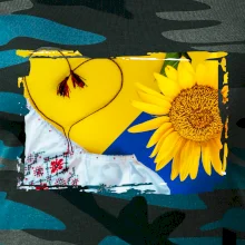 Ukrajina slunečnice a kroj