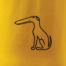 Barzoj obrys černý  (Moňas)