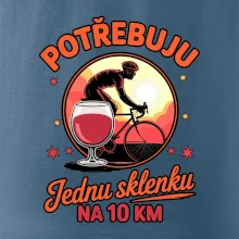 Potřebuju jednu sklenku na 10km