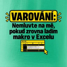 Varování nerušit při makru v excelu
