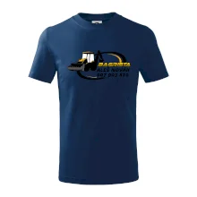 Bagrista v kruhu - vlastní nápis