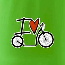 I love koloběžka velké a malé kolo