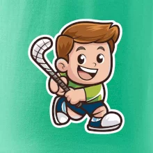 Ikona pozemní hokej kluk