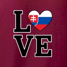 Love Slovenská vlajka