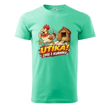 Útěk slepice z kurníku