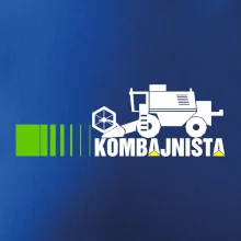 Kombajnista zelená a žlutá