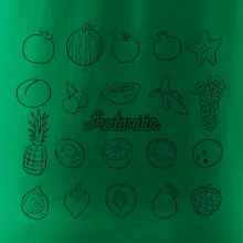 Frutarián ovoce ve čtverci