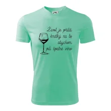 Život je příliš krátký - sklenička