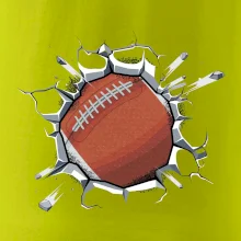 Americký fotbal míč v triku