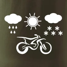 Motorkář za každého počasí - enduro