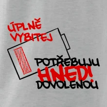 Úplně vybitej potřebuju hned dovolenou