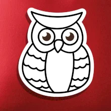 Sova kreslená na prsu