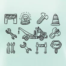 Odtahová služba - ikony