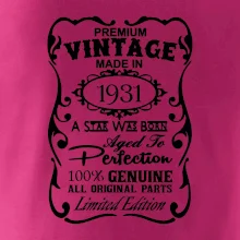 Vintage Etiketa - 1931