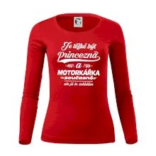 Je těžké být princezna - motorkářka Je těžké být princezna - motorkářka