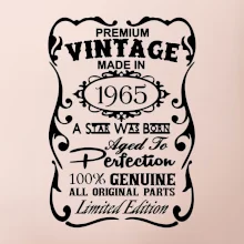 Vintage Etiketa - 1965