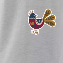 Folklor na prsu slepice