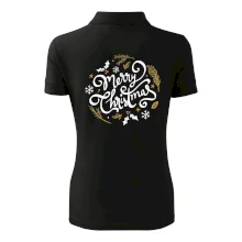 Merry christmas - nápis kulatý