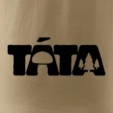 Táta nápis - houbař