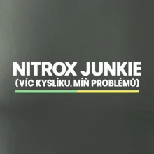 Nitrox junkie zelenožlutá linka pod nápisem