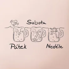 Pátek sobota neděle pivo