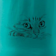 Kočka obličej kreslený