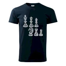 Šachové figurky kreslené