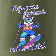 Moje první dovolená na horách modrá liška