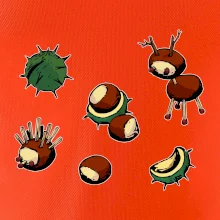 Kaštanová zvířátka - obdelník