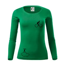 Mapa ČR + kolo na prsu