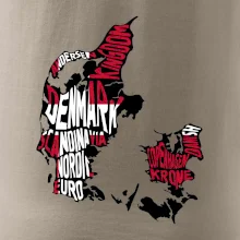 Mapy - názvy měst - Dánsko