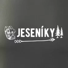 Jeseníky nápis