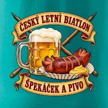 Český letní biatlon špekáček a pivo