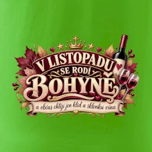 V listopadu se rodí bohyně vína