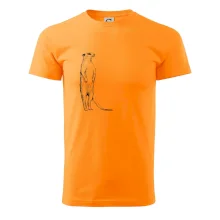 Surikata černá kresba