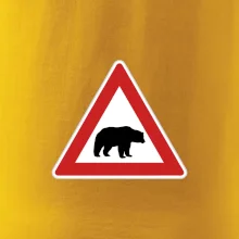 Dopravní značka - Pozor lední medvěd