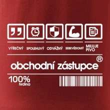 Čárový kód obchodní zástupce