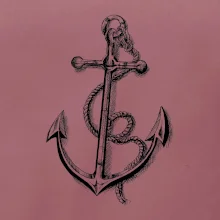 Kotva kreslená tužkou