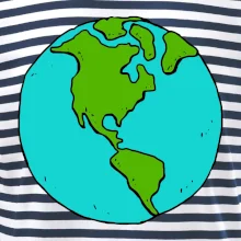 Planeta na prsu - Amerika