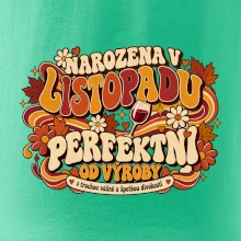 Narozena v listopadu perfektní od výroby retro
